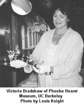 Victoria Bradshaw of Phoebe Hearst Museum UC Berkeley Photo by Louis Knight