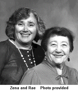 Zena and Rae    Photo provided