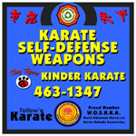 Tollow's Karate - 8' Square Outdoor Sign