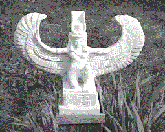 Isis Statue (at Hearts and Hands at Cider Creek)