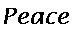 Peace